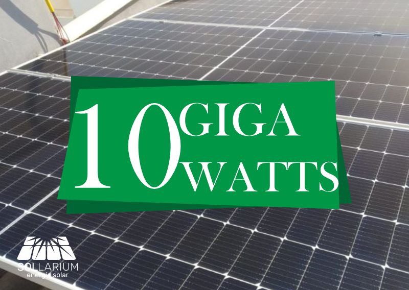 Marca histórica de 10 gigawatts